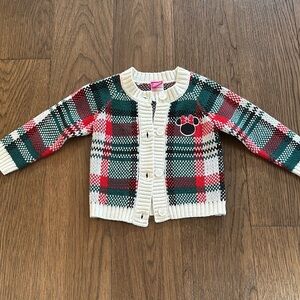 Minnie Mouse Disney Plaid Kids Cardigan Sweater
18Mos